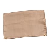 NUOBESTY Feuerfeste Isolierdecke aus Glasfaser 80X60cm Mittlere Größe mit Aufbewahrungstasche Hitzebeständige Brandschutzmatte für Camping Grill und Küche