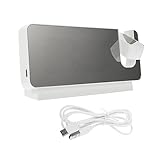 GLEAVI 1Satz Digitaler Projektionswecker mit USB Hochauflösender Anzeige Snooze Funktion für Schlafsäle und