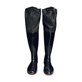 KESOTO Hüftwathose Watstiefel Angelhose Gummistiefel Wathose Hohe Stiefel mit Weicher Sohle für Bewegungsfreiheit für Reisfelder Und Landwirtschaft, Schuhe 40 Eur Größe