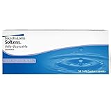 Bausch + Lomb SofLens daily disposable Tageslinsen, sphärische Kontaktlinsen, weich, 30 Stück BC 8.6 mm / DIA 14.2 / -1,75 Dioptrien