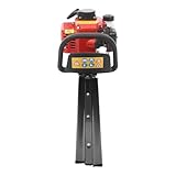 Benzin Heckenschere 22,5cc 0,9PS, 56cm Teleskop Heckenschere mit 2-Takt Motor, akkuheckenschere für Dicke Äste bis 10mm, Ergonomischer Griff, Leicht & Leistungsstark