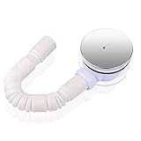 euroharry Ablaufgarnitur mit Geruchverschluss für Duschwannen mit Ablaufloch Ø90mm Ablauf Siphon Dusche Duschtasse