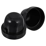 Cabilock 1 Paar Staubschutzhaube Scheinwerferstaub Details für Autozubehör Scheinwerferabdeckung Autolampenschirm Scheinwerfer Lampenschirm Gummi Schwarz