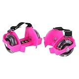 PAMINGONO 1 Paar Wanderschuhe von geführte Rollschuhe Sportrolle blinkende Rollschuhe Kinder Outdoorschuhe Kinder eislaufschuhe Outdoor-Skates für Kinder Skate-Roller Abs Rosy