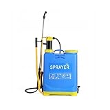 Valle Verde Sprühflasche 16L, Gartenspritze, Rucksackdrucksprüher - Sprühgerät für Pflanzenschutz, Unkrautspritze - Mit 3 Austauschbaren Düsen & 70 cm Lanze - Leicht & Vielseitig