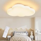 FANLG LED Deckenlampe Schlafzimmer, Kinderzimmerlampe Decke 40CM Wolkenlampe LED Deckenleuchte dimmbar mit Fernbedienung 3000K-6000K Kinder Deckenlampe für Kinderzimmer | Schlafzimmer | Wohnzimmer