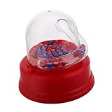 WEKAMOS Elektrischer Lotto kugelautomat mit Automatischem Ballkäfig Tragbarer Shake Lucky Ball Maschine für Vielseitig Einsetzbar für Schnelle und Effiziente Nummernziehung bei Party