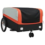 Fahrradanhänger aus Eisen & Oxford-Gewebe - Robust, 45 kg Tragkraft, Perfekt für Familien & Outdoor-Aktivitäten