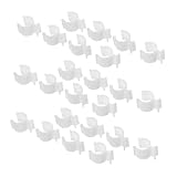 Amosfun 50 Stück Kosmetikspender, Pumpenverschluss, auslaufsicherer Kunststoff-Pumpverschluss für Shampoo, Reinigungsöl und Make-up-Entferner, Flaschen, vielseitige Kompatibilität