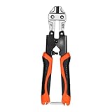 Mini Bolzenschneider für Industrielle Anwendungen, Zum Schneiden von Stahldrähten, Stangen und Ketten, 22 cm Länge, Legierter Stahl