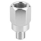 Dpofirs Aluminium-Kühlmitteltemperatursensor-Adapter, Ersatz-M12-1,5-Stecker auf 3/8-Zoll-18-NPT-Buchse, Ideal für den Austausch von LS-Motoren