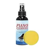 Klaviertastenreiniger-Spray, Klavierglanz-Politur, 100 ml, sanfter Flüssigkeitsnebel, entfernt Fingerabdrücke für das Treffen von Klassenzimmer, Bühne, Musik, Festival