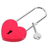 Lurrose Kleines Herz Vorhängeschloss Mit Schlüssel Romantisches Gepäckschloss Für Tagebücher Schmuckaufbewahrung Reisetaschen Und Schließfächer Stilvolles Design