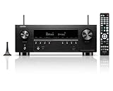 Denon AVR-S970H 7.2-Kanal AV-Receiver, HiFi Verstärker mit Dolby Atmos, DTS:X, 6 HDMI Eingängen und 2 Ausgängen, 8K HDMI, Bluetooth, WLAN, AirPlay 2, HEOS Mulitroom, Alexa kompatibel