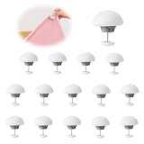 LUMOOM 20Stück Bettdeckenhalter, Bettdeckenclips, rutschfeste Bettbezugclips, Duvet Clips, Quiltfixierer für Decken, Bettlaken, Vorhänge (Blanc)