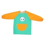 Toyvian Kunstkittel Für Kleinkinder Mit Wasserdichten Taschen, Langärmelige Kinderschürze, Künstler-malschürzen Zum Malen, Zeichnen, Füttern, Backen