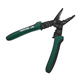 Lurrose Drahtstripper Drahtdraht Werkzeug Stripperinnen multifunktionales Drahthandwerk Crimpzange elektrisch Elektrikerzange Drahtcrimpzange Multifunktions-Abisolierzange PVC