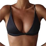 Sexy BHs für Frauen – Damen-Yoga-BH, bequem, rückenfrei, Bralette, Tank-Top, Fitness, Fitnessstudio, Schlafen, Laufen, weiche Körbchen, kabelloser BH, einfarbig, Bikini, Lounge-BH, nahtloses