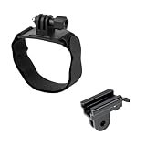 Uqezagpa Lichthalterung, Fahrradscheinwerferhalter, Adapter, Fahrräder, Frontlampenhalterungen für Fahrräder und Kameras, Kunststoff-Lichthalterungen