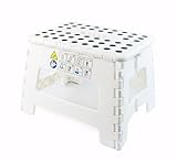 4DOOR Tritthocker/Klapphocker 22 cm hoch/bis zu 150 kg belastbar, leicht faltbar