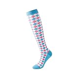 Kniestrümpfe damen herren Unisex Dünn Reitsocken Dicke Waden Reisestrümpfe Kompressionssocken Sport Laufen Stützstrümpfe Lang Fussballstutzen Sommer Kompressionsstrümpfe Skisocken Laufsocken