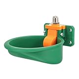 Toddmomy Grüner Hühnerwassernapfspender Abs Beheizter Haustierwassernapf Farm Tools Beheizter Ziegenwasserspender