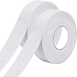 NATUCE 2 Roll Hockey Tape Weiß,25M Schläger Tape,Eishockey Griffband,Verschleißfestes Schlägerband,Rutschfestes Hockeyschlägerband,für Tennis Squashschläger,Springseil,Badmintongriff,Schlägergriff