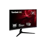 Viewsonic VX2418C 60,5 cm (24 Zoll) Curved Gaming-Monitor (Full-HD, FreeSync Premium, 1 ms, 165 Hz, HDMI, DP, geringer Input Lag, Lautsprecher) Schwarz