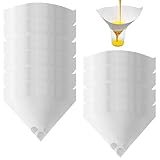 BEELUKY Lacksieb 100 Stück Lackfilter, Farbsieb, Resin Filter, Professionelles Konisches Filtersieb für Autolackierung, Speiseölfilter, Kunstlackierung