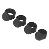 HUSHUI 4-teilige Zungentrommel-Fingerabdeckungen, Weiche Silikon-Fingerpicks mit Bequemer Passform Zum Üben, mit Rutschfestem Design, für Stahlzungentrommeln, Handpfannentrommeln