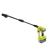 RYOBI RY18PW22A-0 18 V Akku-Mitteldruckreiniger -3 in 1 Düse -Turbodüse für schwierige Reinigungsanwendungen-15°-Fächerstrahl für die allgemeine Reinigung - ohne Akku & Ladegerät Gelb