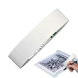 Weißes Malerband, weißes Papierband – Band für verschiedene Oberflächen | Kantenmalerband, Farbband zum Bemalen von Decken, Abdeckband für Malerprojekte