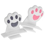 BUGUUYO 2 Stück Toiletten Sitzheber mit Katzenkrallen Design Abs Langlebig Vielseitig als Toilettendeckelheber und Sitzschalter Einfache Montage für Bad Büro und Wc Anlagen Geeignet