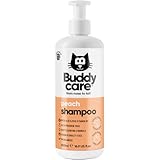 Buddycare Katzenshampoo für Katzen 500 ml Katzenshampoo mit Pfirsichduft zur Reinigung und zum Waschen