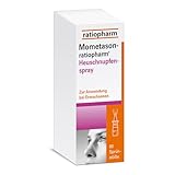 Mometason-ratiopharm® Heuschnupfenspray 50 Mikrogramm/Sprühstoß Nasenspray, Suspension: zur Behandlung von Symptomen einer saisonalen allergischen Rhinitis, 60 Hübe