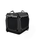 TrendPet TPX-Pro - Leichte, Faltbare Hundebox mit Aluminium Rahmen (grau, L 110 x B 70 x H 75 cm)