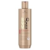 Schwarzkopf Professional BLONDME All Blondes Rich Shampoo Haarpflege Für Gefärbtes Aufgehelltes Blondiertes Haar Feuchtigkeitsshampoo Haarshampoo Kaschmir Protein Glättet Schuppenschicht 300 ml