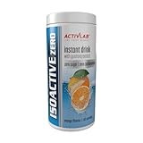 Activlab ISOACTIVE ZERO Orangen-Geschmack – Zuckerfreies Iso-Getränk mit Elektrolyten und Guarana-Extrakt, 225g, Kalorienfrei, B-Vitamine