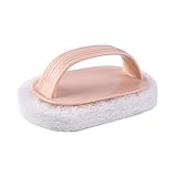 Geschirrbürste mit langem mit, extra Starke Reinigungsbürste mit Radierstreifen für hartnäckige Flecken Boden Poliermaschinen (B, 8x14cm)