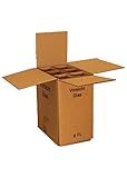 WBV Weinkarton für 6 Flaschen aus Pappe, Braun, Pappe, 6 Flaschen, 6 Stück