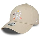 New Era 9Forty Damen Cap - Flower New York Yankees Stone