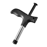 VALICLUD 2 Stück Edelstahl-Lochöffner Fruchtkernentferner Stroh klein Öffnung küchenhelfee kokosnuss öffner Wiederverwendbare Kokosnusswerkzeuge Kokosnuss-Werkzeuge Rostfreier Stahl Black