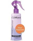 FemMas Bi-Phase Keratin Leave In Conditioner Sprühkur 300ml I 2 Phasen Feuchtigkeitsspray I Haarpflege-Spray ohne Ausspülen I für beschädigtes & strapaziertes Haar I Anti-Frizz Detangler Haar-Kur