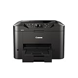 Canon MAXIFY MB2750 Multifunktionssystem Tintenstrahldrucker (DIN A4, Drucken, Scannen, Kopieren, Faxen, 7,5-cm-Touchscreen, Druckauflösung 600x1200 DPI, WLAN, Duplexdruck, 50-Blatt-ADF) schwarz