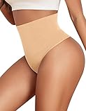 Yeblues Damen Bauchweg Unterhose Shapewear,Shape Stark Formende Body Shaper,Shaping Hosen Slip Unterwäsche Hose Tanga String Miederhose Bauch Weg Unterhosen