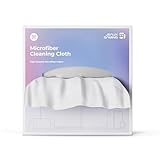 JSAUX 50 Stück Einweg-Mikrofaser Reinigungstücher (15 x 15 cm), Brillenputztuch, Reinigungstuch für Brillen, Kameralinse, Displays, iPad, Handy, Steam Deck, TV Bildschirm und mehr