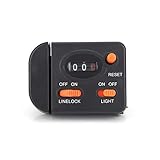 Angelschnur Meterzähler, Angeln Schnurzähler Angelschnur Zähler Aufspulgerät mit Display Elektronische Angelschnurzähler, Angelschnur Tiefenmesser Werkzeug Schnurzähler 0-99.9m