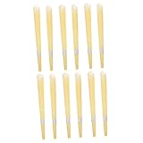 SECFOU 12 Stück Aromatherapie Ohrenkerzen in Trompetenform mit Duftwachs Sichere Anwendung Entspannend zur Ohrreinigung und Verbesserung Des Schlafs Langlebig und Komfortabel