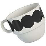 GRADENEVE Kaffeetasse kaffeekanne kaffeekännchen wasserbecher tee glastasse teeglas Kaffeebecher für Männer Haferflockenbecher aus Porzellan zarte Milchtasse individuelle Tasse Keramik Black