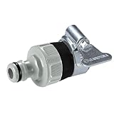 Gardena Wasserdieb: Universal Wasserhahn-Adapter zum Anschluss des Gardena Gartenschlauchs an einen Wasserhahn ohne Gewinde mit 14–17 mm Außendurchmesser, korrosionsbeständig (2908-20)